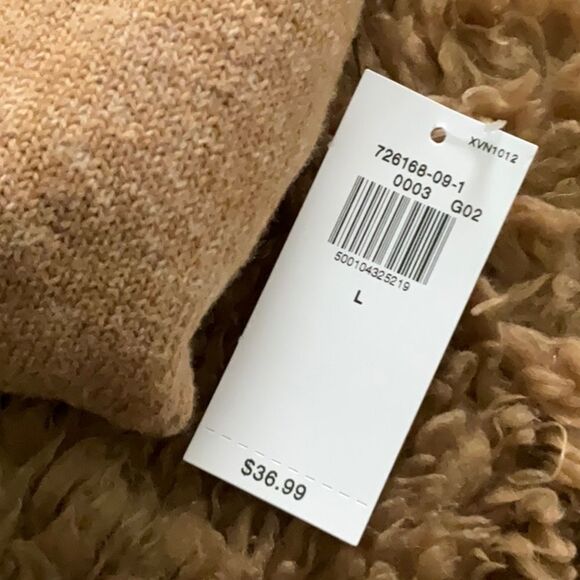 Old Navy Tan Button-Up Sweater - Picture 2 of 4